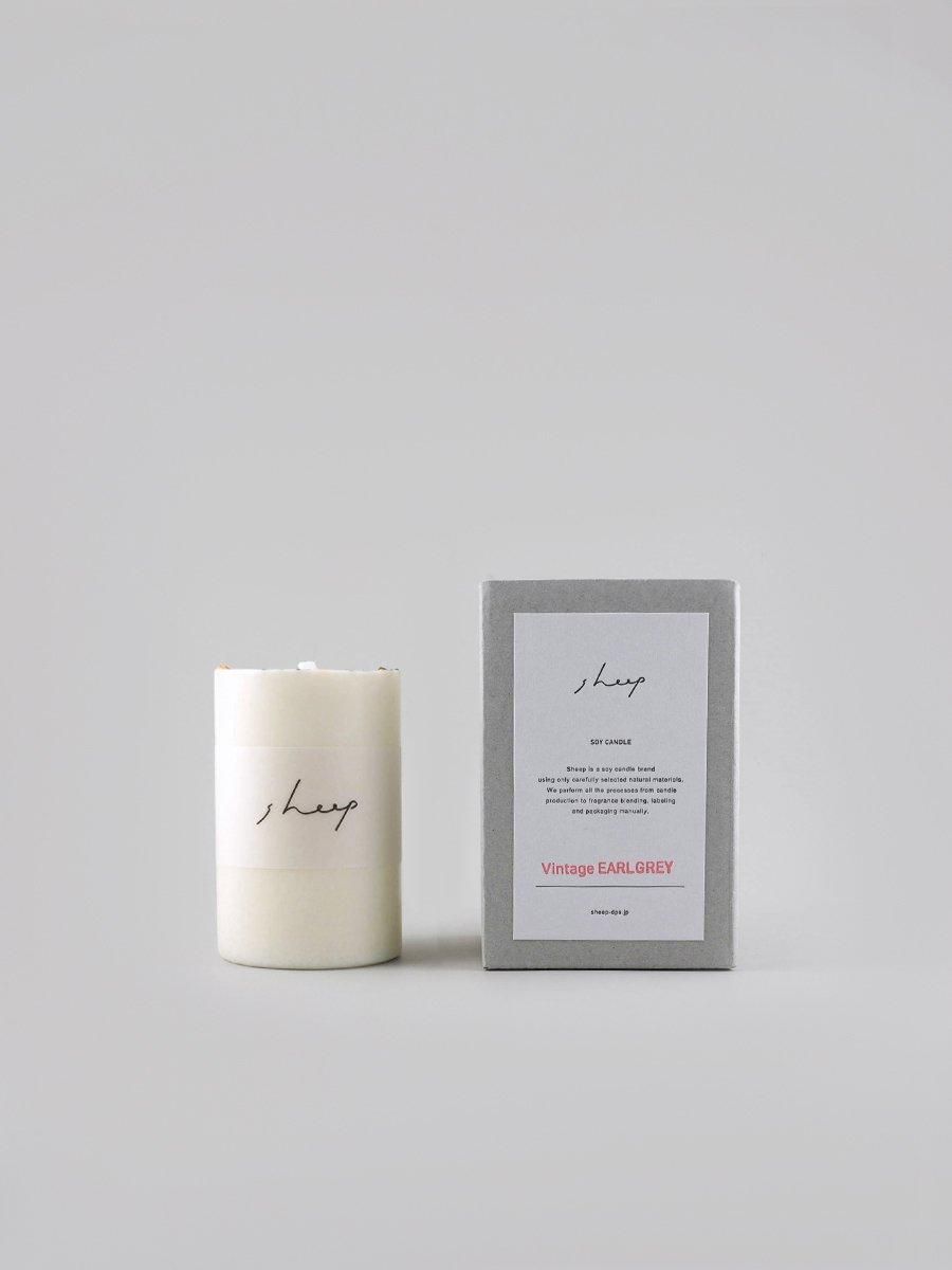 sheep Holiday soycandle Vintage EARLGREY