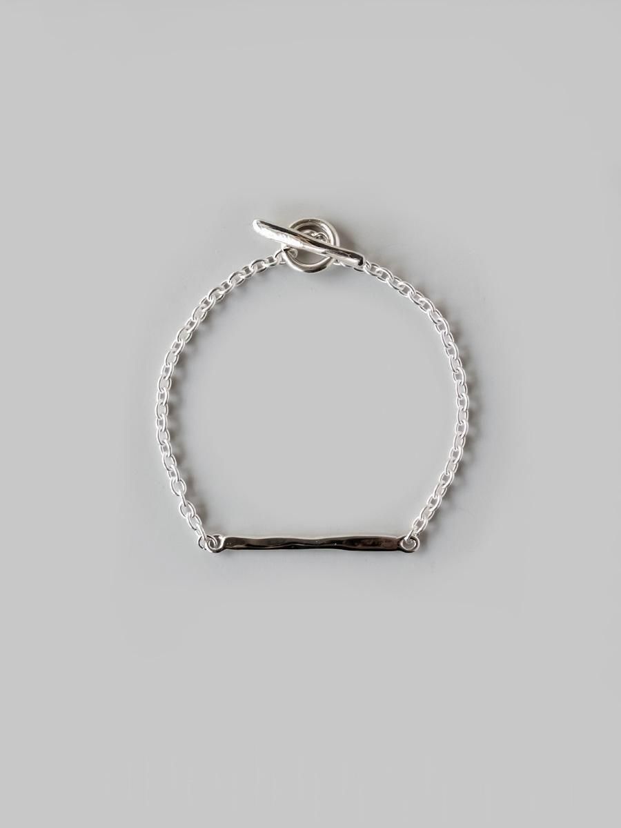 UNKNOWN. U273  CLASH BAR Brace2 BRACELET/SILVER