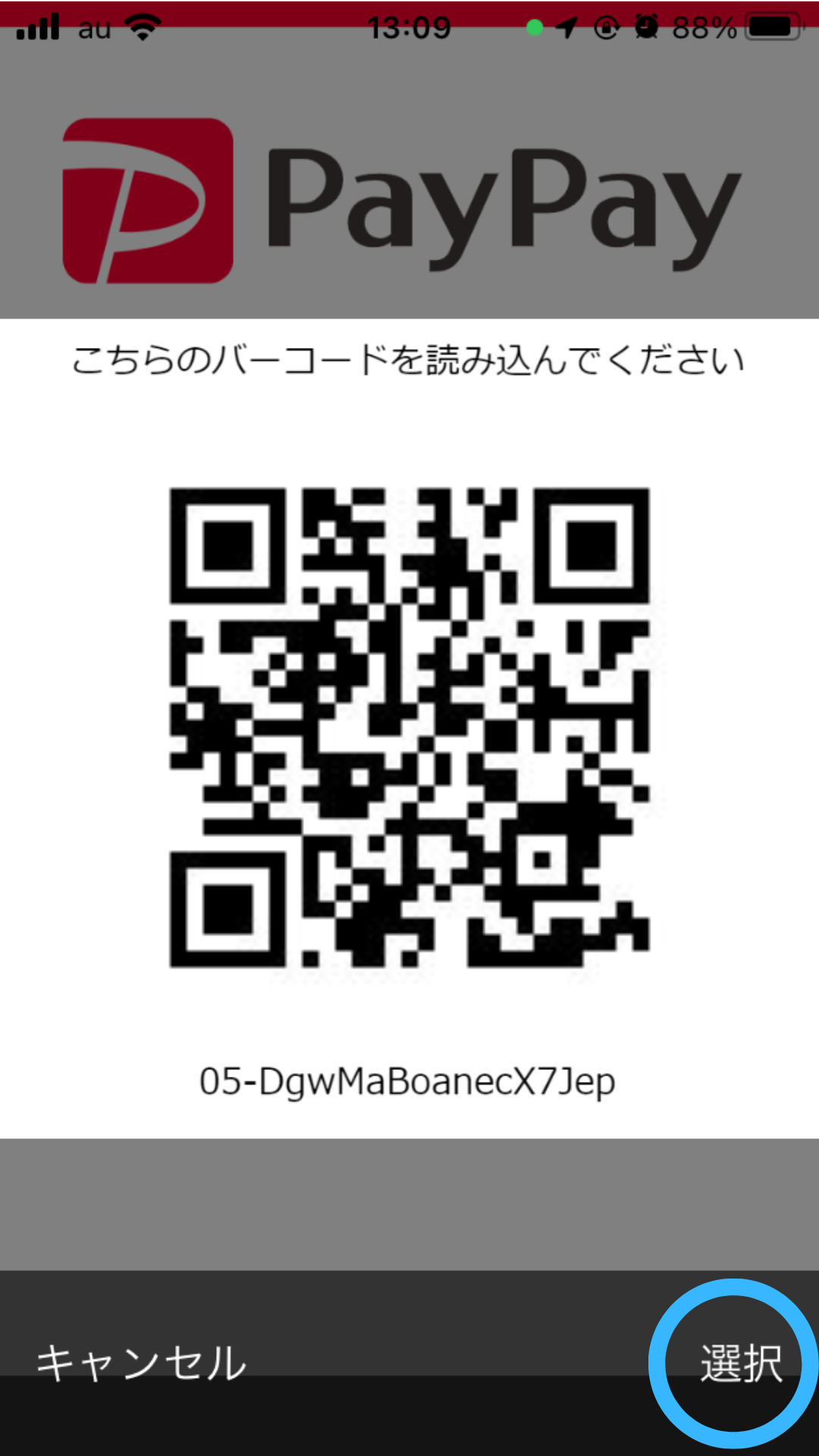 PayPayʧQR