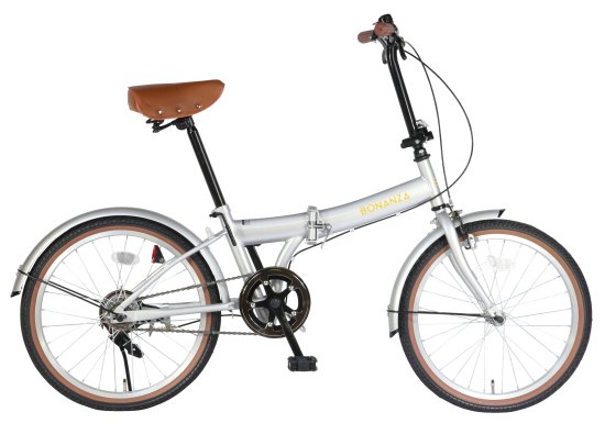 エレガントコンパクト 20型折り畳み自転車/TZ-200-BONANZA ブラウン 