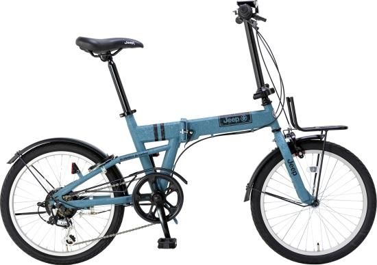 Jeep ジープ 2024 20型 20インチ 6段変速付き折り畳み自転車 後 Jeep ジープ 2024 20型 20インチ 6段変速付き折り畳み自転車 後