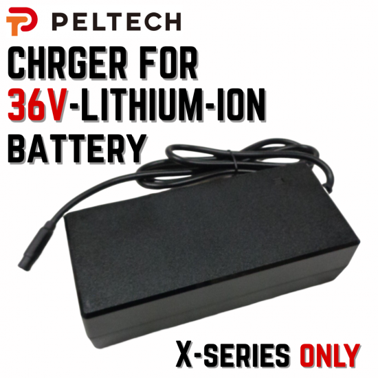 PELTECH X-シリーズ専用 36Vリチウムイオンバッテリー共通充電器