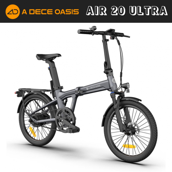 A DECE OASIS Air20 電動アシスト自転車 ADO AIR 20 PRO 自動変速機能搭載 オートシフト 20型折りたたみ