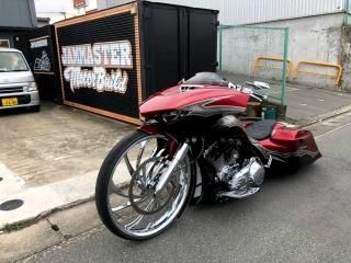 Redthunder Full 2 into 1 exhaust for Harley Softail M8