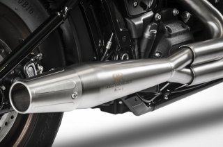 Redthunder Full 2 into 1 exhaust for Harley Softail M8　レッドサンダー2in1マフラー
