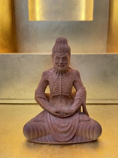 ◎古美術 庵々◎時代物 釈迦苦行像◎アンチモニー◎寺出物江戸