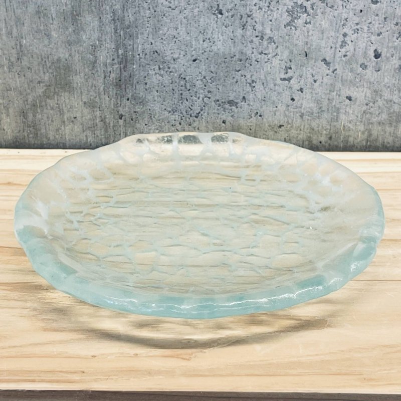 【新作！2022/08/17】ガラスの小皿　《glass studio 亜 sian.h - 津波古亜希》