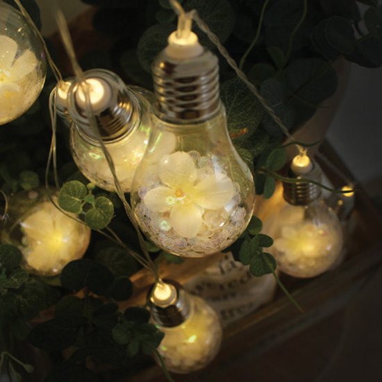 フラワーランプ　・　LED フラワーガーランドLED/ホワイトブロッサム - VIA K STUDIO JAPAN