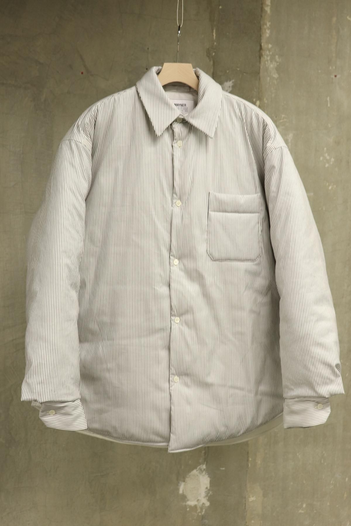 HED MAYNER ヘドメイナー PUFFY SHIRT JACKET ダウン HED MAYNER【 PUFFY SHIRT / BEIGE 】 - faye project