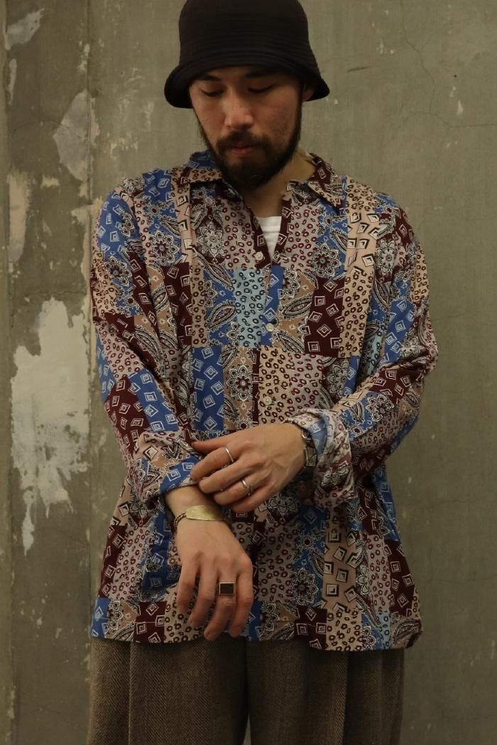 BODE【EASTERN PAISLEY PATCHWORK LONG SLEEVE SHIRT】 - faye