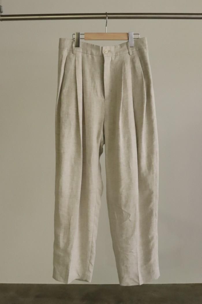 HED MAYNER【 4 PLEAT PANT 】 - faye project