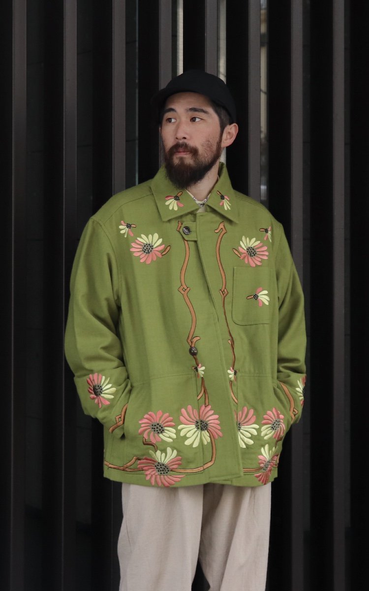 BODEVICTORIAN LIME JACKET