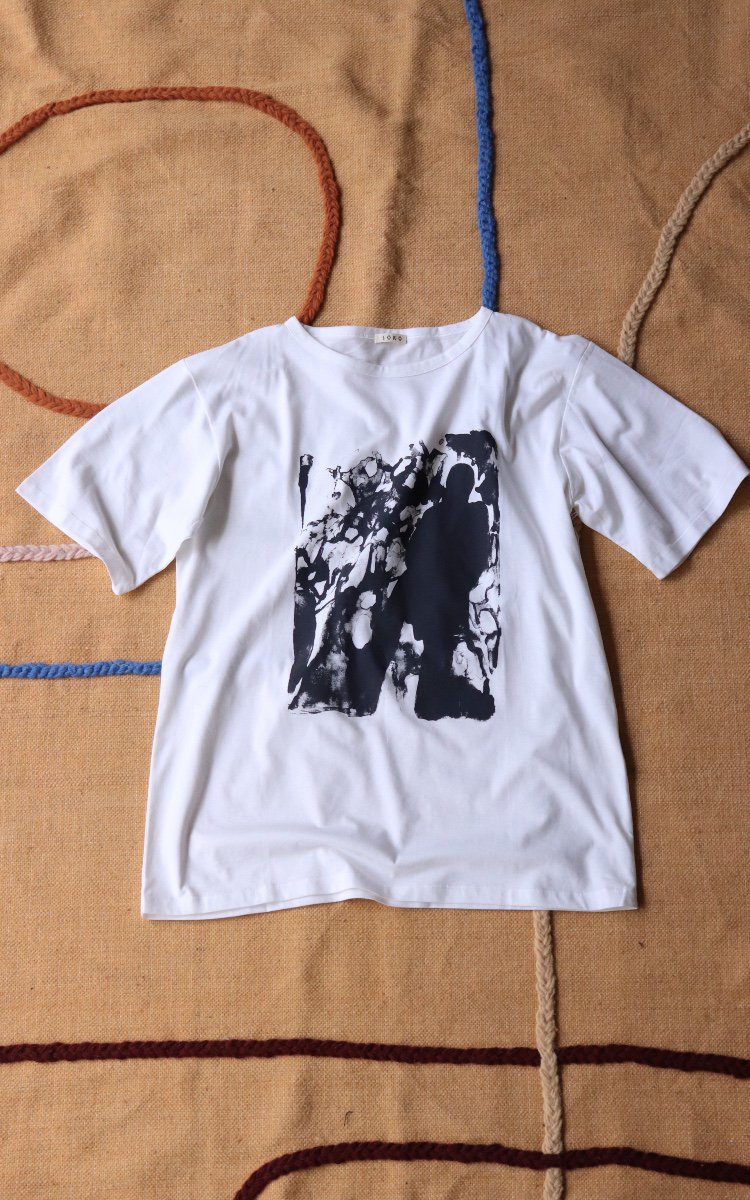 SONOTARO T-SHIRTS AHH / WHITE (BLACK REFLECTION)