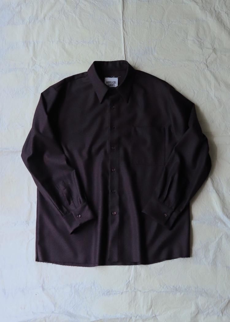 GABRIELA COLL GARMENTS【 NO.118 LORO PIANA POCKET WOOL SHIRT