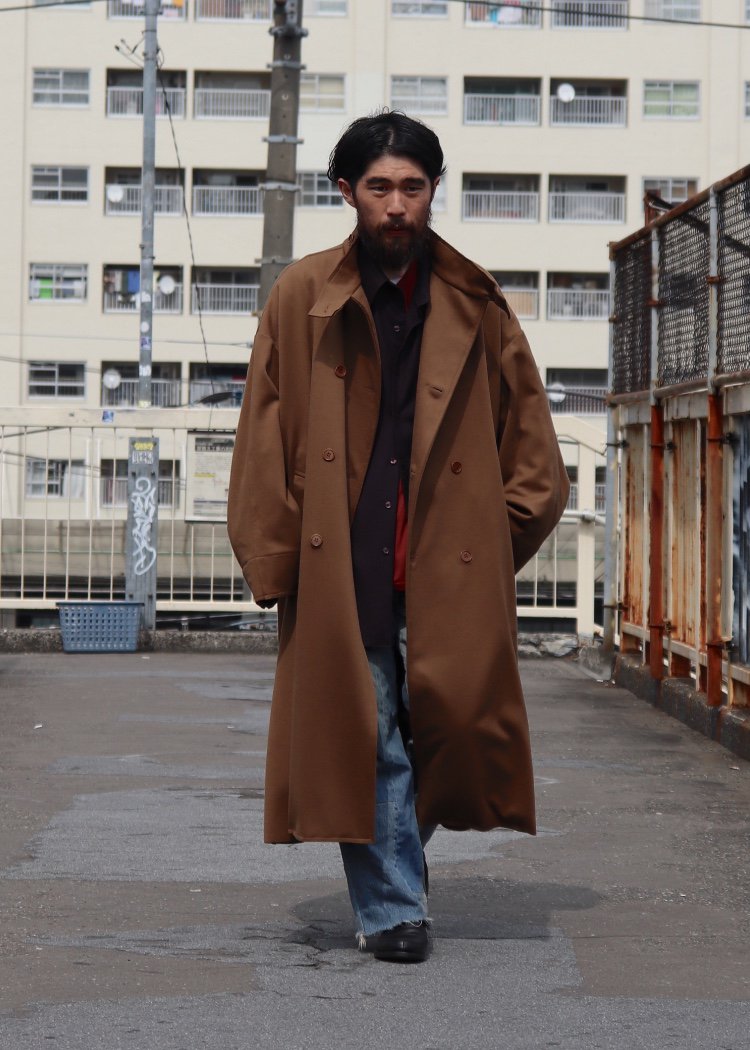 GABRIELA COLL GARMENTS【 NO.65 OVERSIZED DOUBLE BREASTED COAT / BEIGE 】