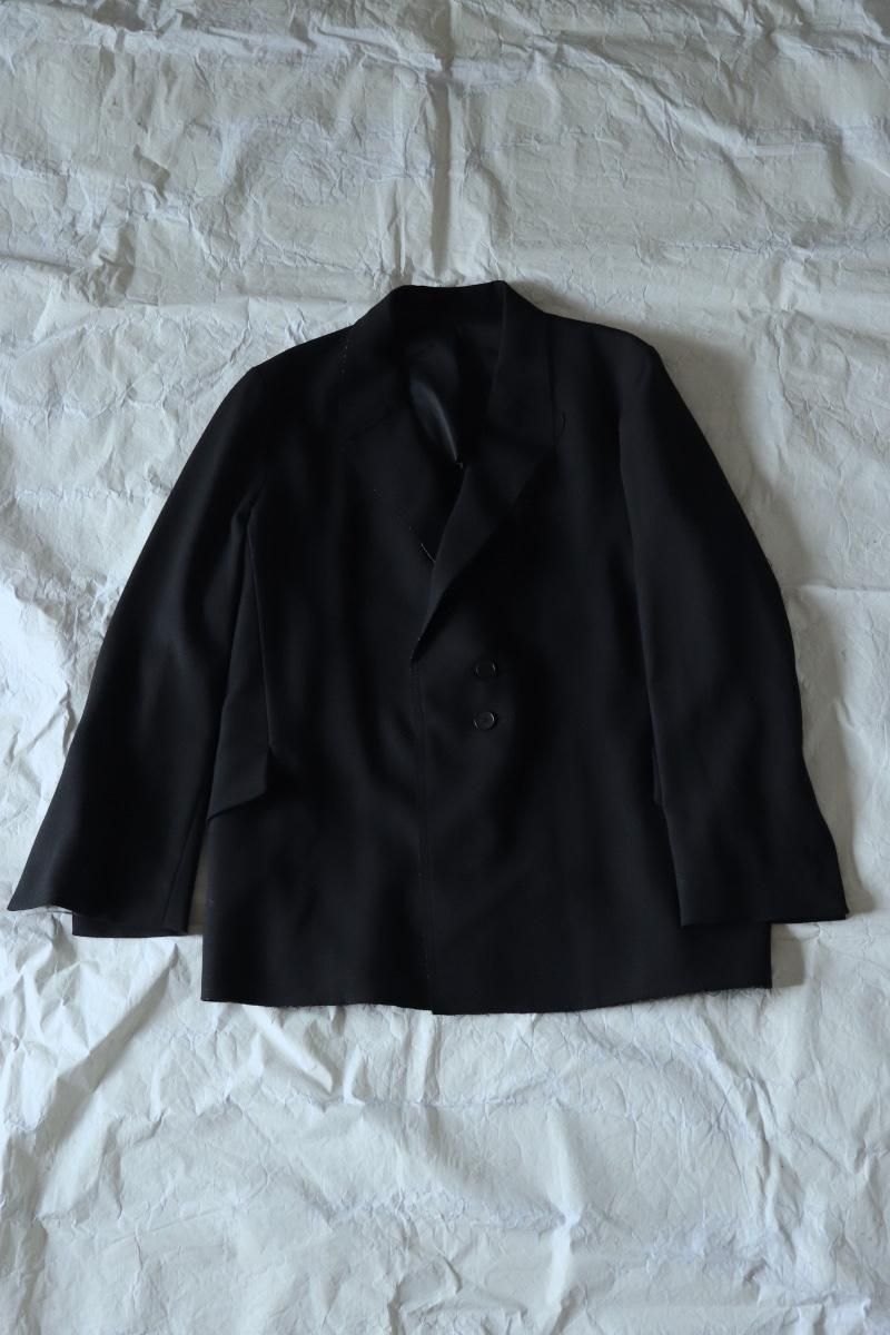 ジャケット・アウター lea boberg R.P.L. Blazer 3 Lea Boberg R.P.L. BLAZER/BRITISH WOOL CREPE - BLACK - PURAS