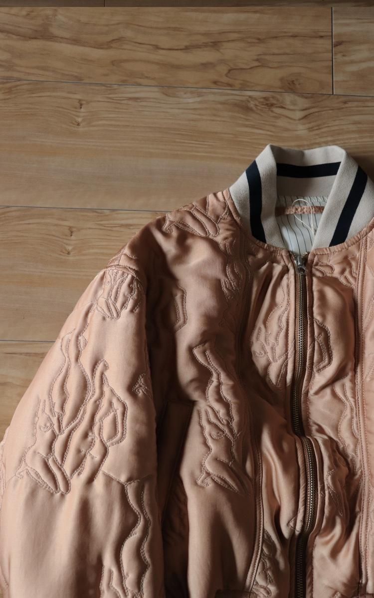 マイクラ 人気アイテム jonnlynx【 Nude pattern quilting MA-1 】 - faye project ジャケット・アウター