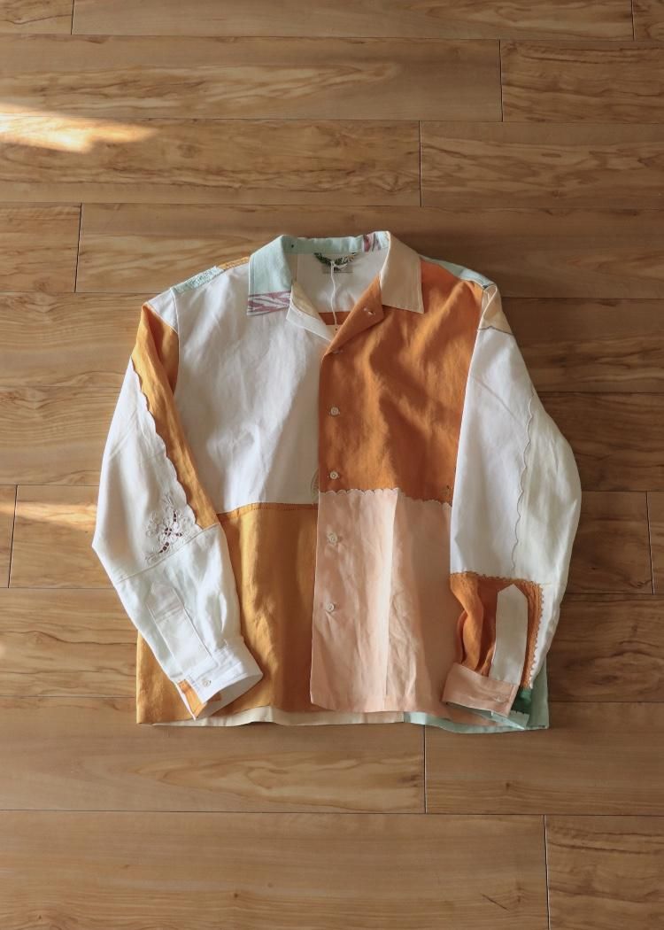 BODEPATCHWORK NAPKIN LS SHIRT / ASSO-C