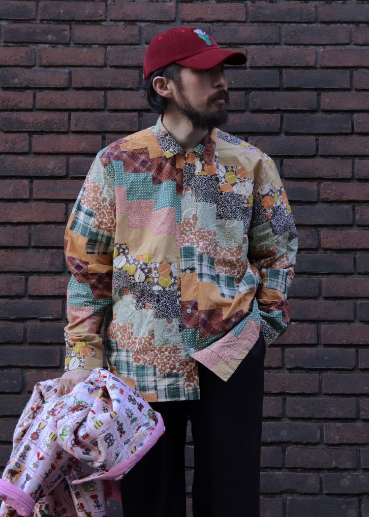 BODE【DIAGONAL SQUARE PATCHWORK SHIRT】 - faye project