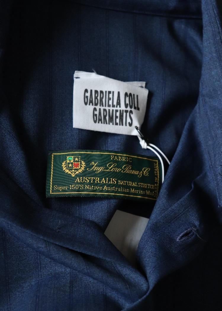 GABRIELA COLL GARMENTS【 LORO PIANA FINE WOOL SHIRT / Light GABRIELA COLL GARMENTS【 LORO PIANA FINE WOOL SHIRT / Light