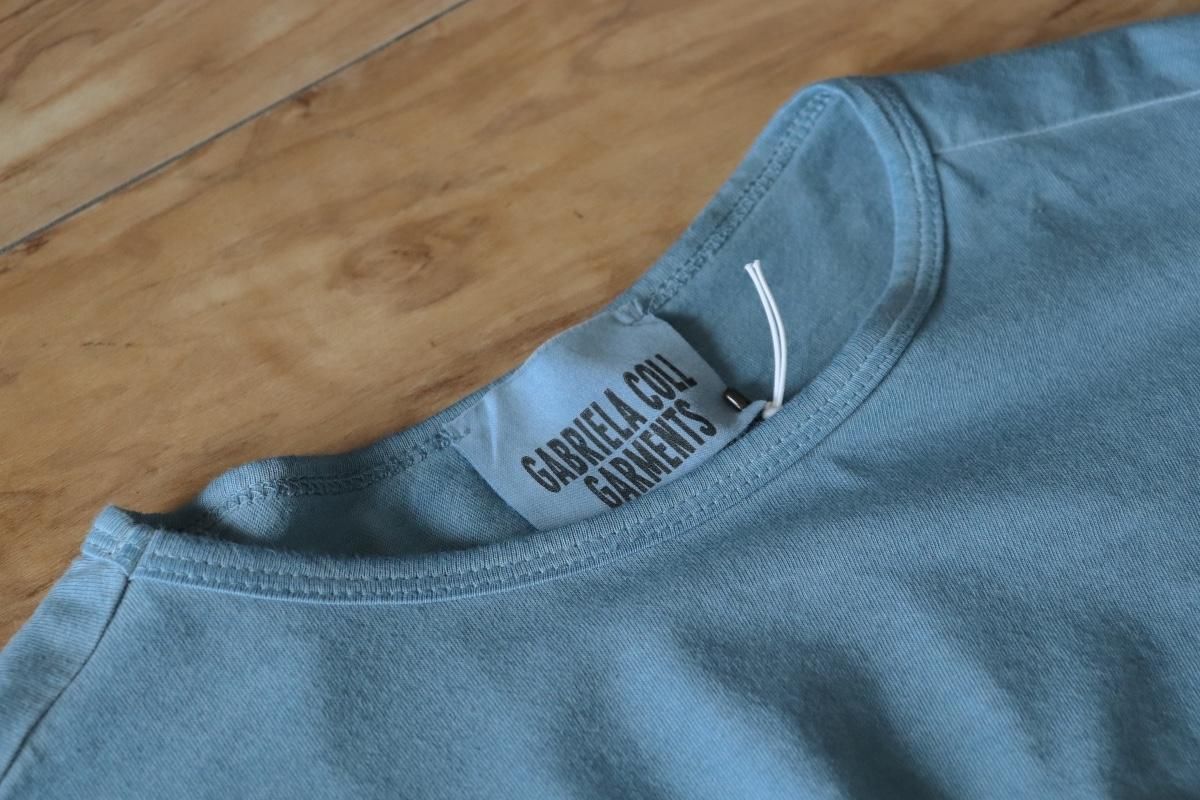 GABRIELA COLL GARMENTS ロングスリーブTシャツ ブルー GABRIELA COLL GARMENTS ロングスリーブTシャツ ブルー