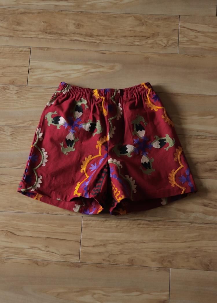 新品 BODE SUZANI EMBROIDERY SHORT パンツ BODE【SUZANI EMBROIDERY SHORT】 - faye project