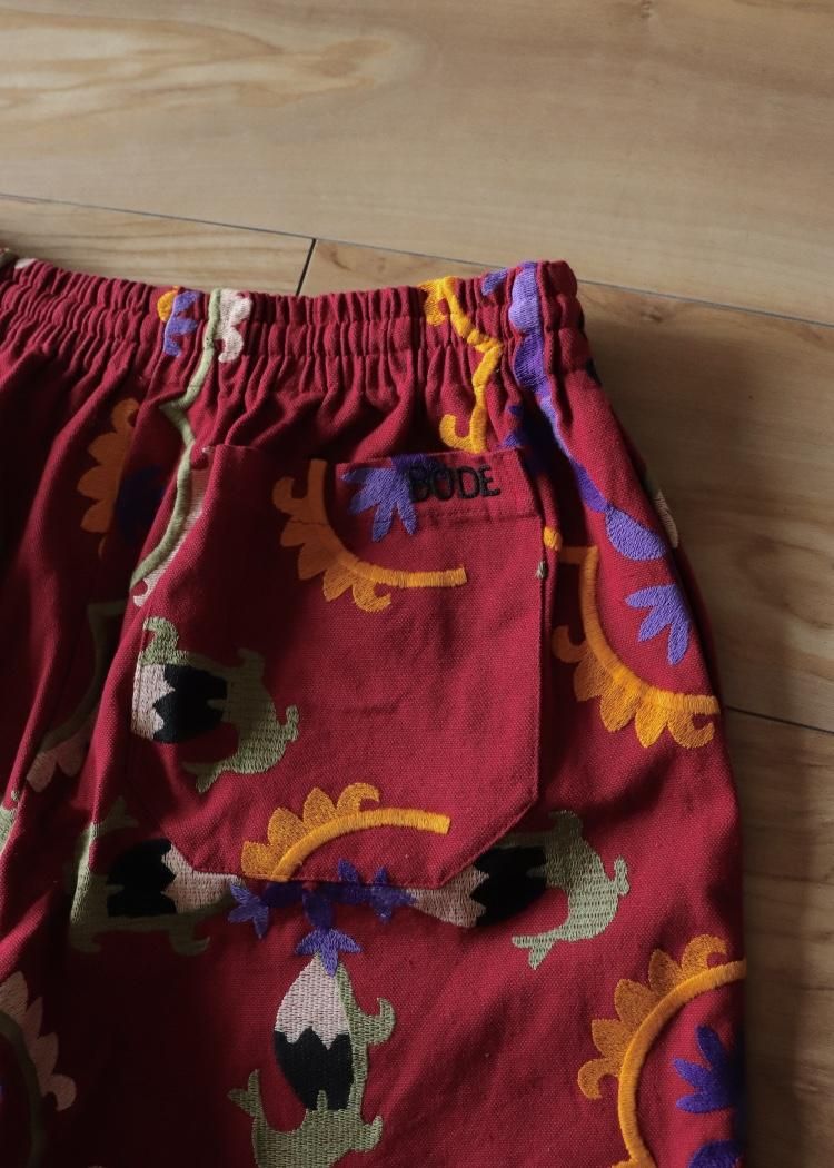 新品 BODE SUZANI EMBROIDERY SHORT パンツ BODE【SUZANI EMBROIDERY SHORT】 - faye project