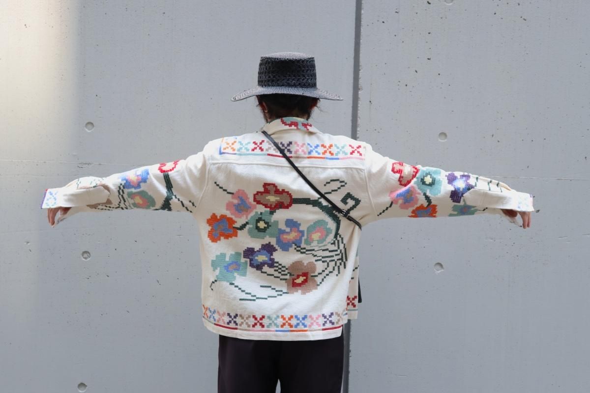 【BODE】 \"Prisma Overshirt\" クロスステッチJACKET BODE【PRISMA OVERSHIRT】 - faye project