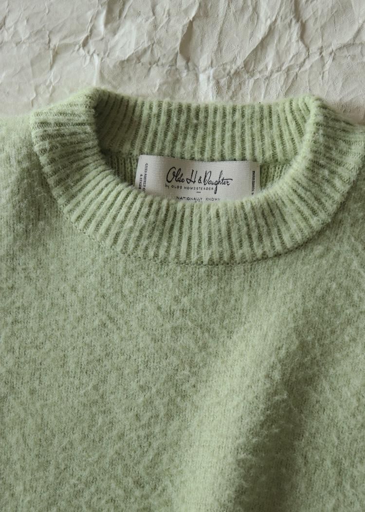 OLDE H&Daughter 【SILK SHAGGY DOG CREW NECK P/O】 - faye OLDE H&Daughter 【SILK SHAGGY DOG CREW NECK P/O】 - faye