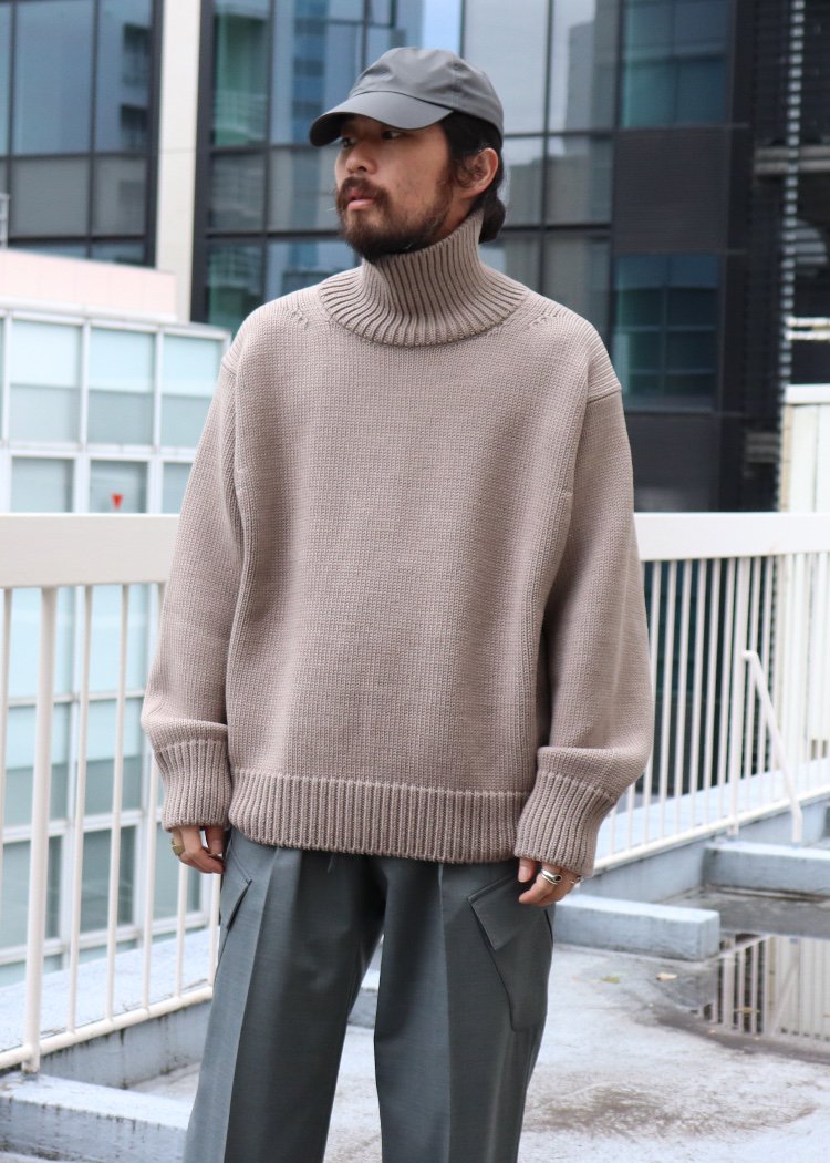 OLDE H＆Daughter 【wool turtle neck p/o】