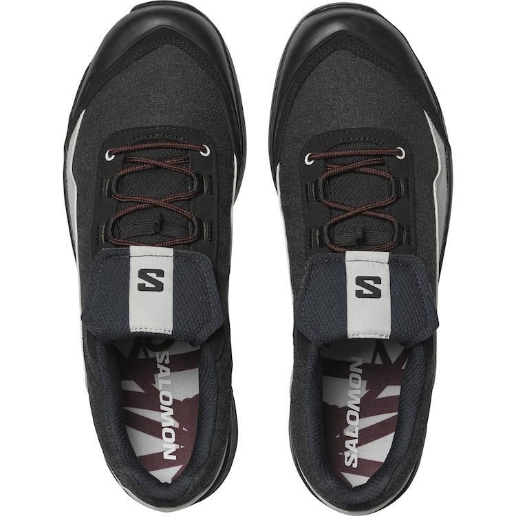 GR10K × Salomon X-ALP ESILL 28cm X-ALP ESILL for GR10K in Black / Metal / Black