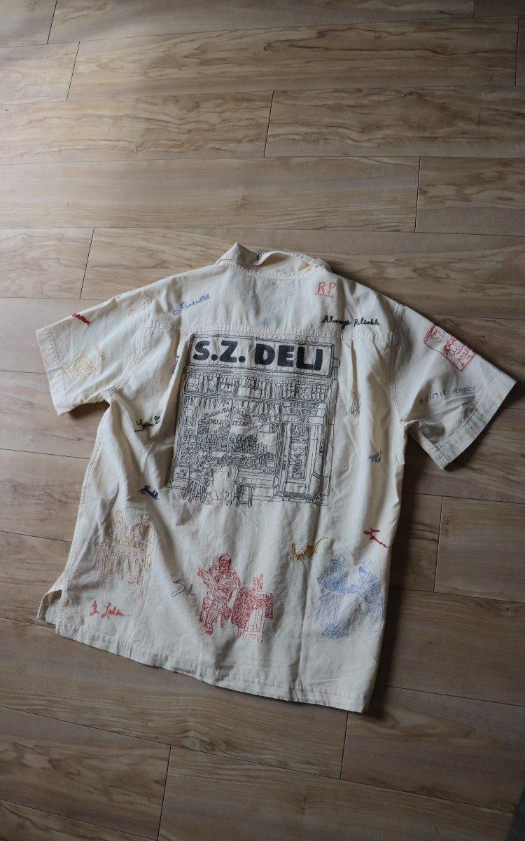 Samuel Zelig 刺繍　半袖シャツ Samuel Zelig 刺繍 半袖シャツ