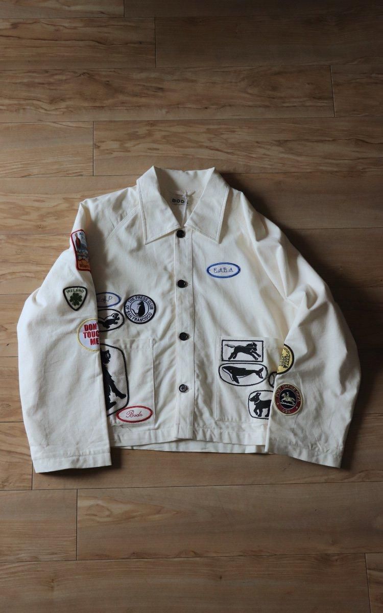 ジャケット・アウター BODE Cambridge Patch Jacket XXL Cambridge Patch Jacket in White Multi