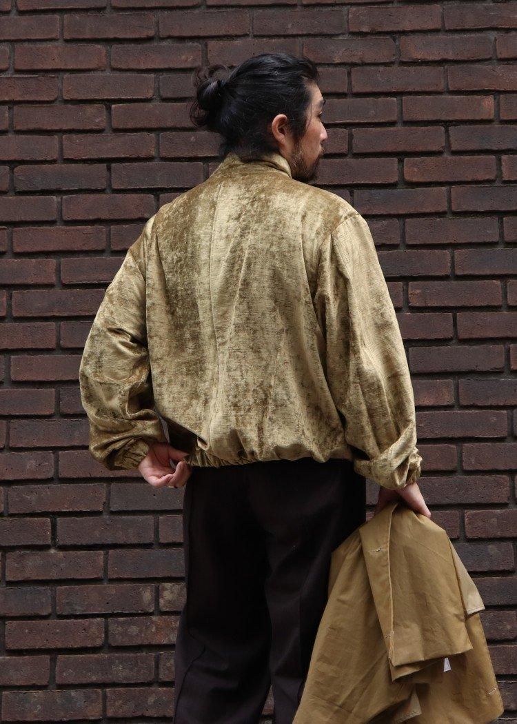 GABRIELA COLL GARMENTS【NO.261 COTTON VELVET ZIPPER JACKET
