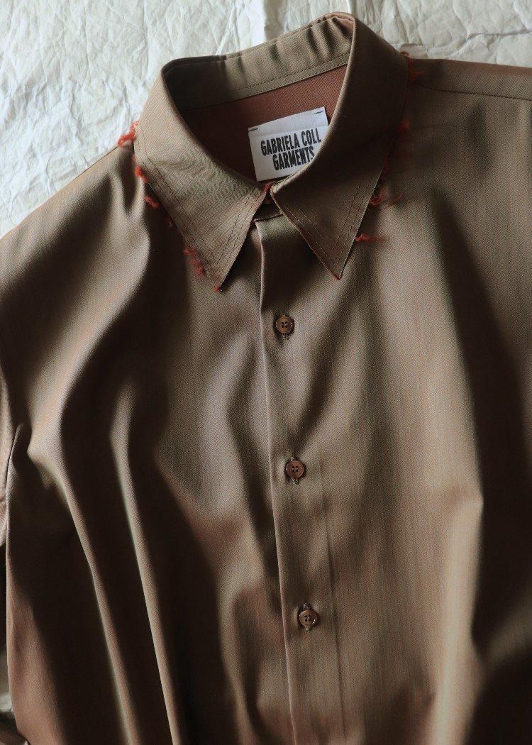 GABRIELA COLL GARMENTS【NO.197 LORO PIANA FINE WOOL SHIRT GABRIELA COLL GARMENTS【NO.197 LORO PIANA FINE WOOL SHIRT