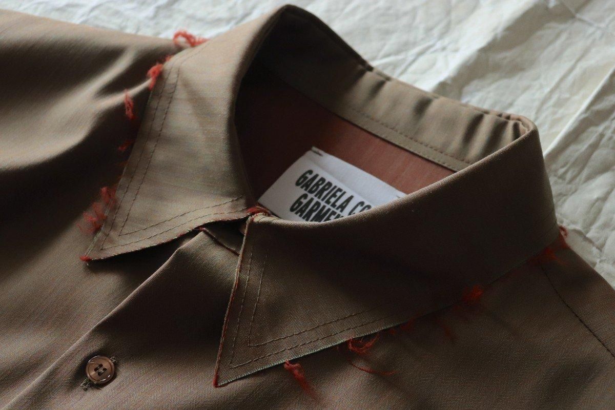 トップス Gabriela Coll Garments Loro Piana shirts LORO PIANA SHIRT - GABRIELA COLL GARMENTS – BORDEAUX