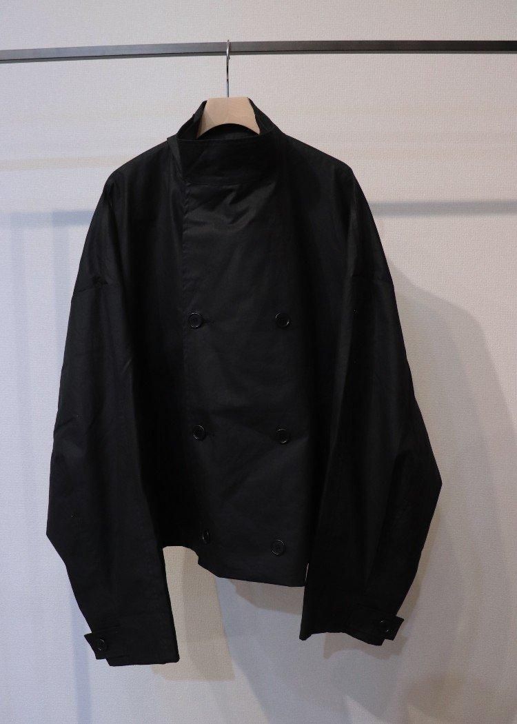 GABRIELA COLL GARMENTS【NO.286 WAXED CROPPED OVERSIZED COAT】