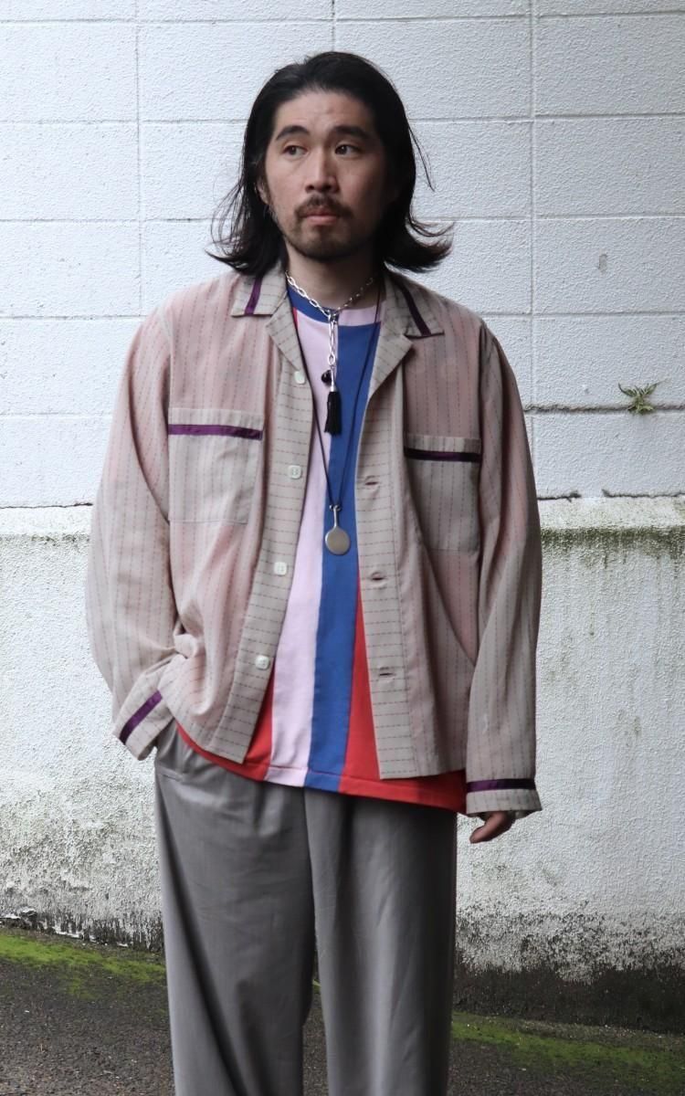 jonnlynx【 stripe voile shirts】Limited Edition