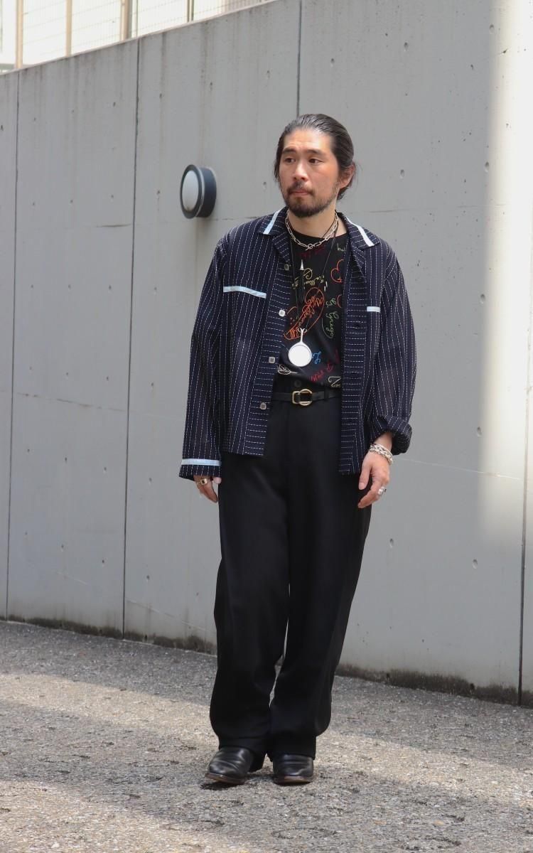 jonnlynx【 stripe voile shirts】Limited Edition