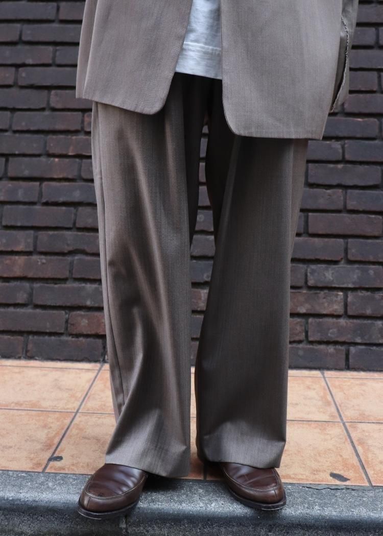 パンツ GABRIELA COLL GARMENTS WOOL TROUSERS セール】GABRIELA COLL GARMENTS 別注 HERRINGBONE HEAVY WOOL