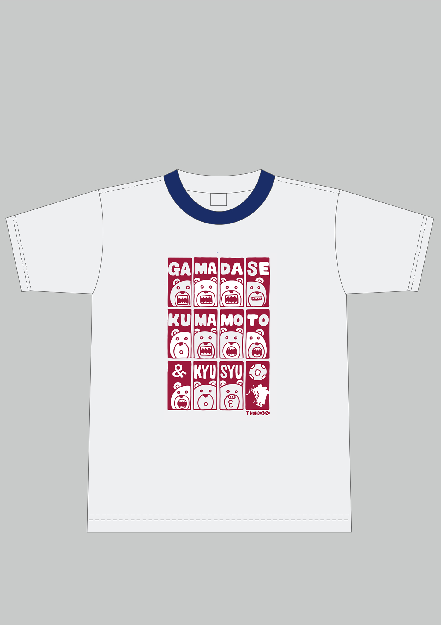 新色 熊本 九州支援 能田達規デザインtシャツ 732ホワイト バーガンディ Jの力を信じてる 新色 熊本 九州支援 能田達規デザインtシャツ 732ホワイト バーガンディ Jの力を信じてる