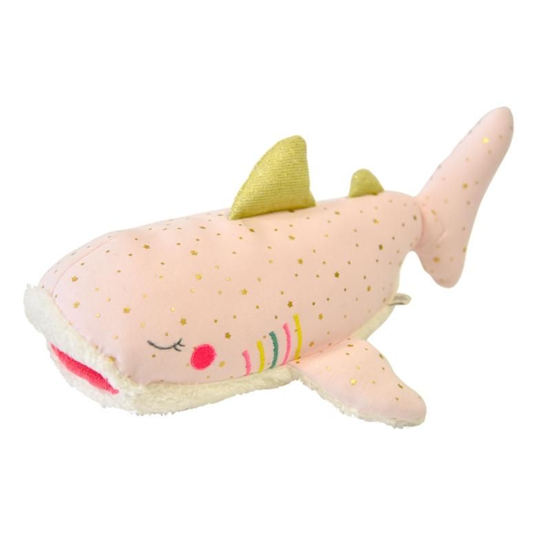 ピンク 星柄 ジンベエザメ ぬいぐるみ whale shark キラキラ