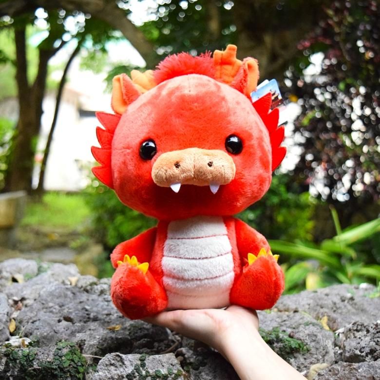 ◇fcolection レッドドラゴン 戦車 ぬいぐるみ◇可動：顔・首