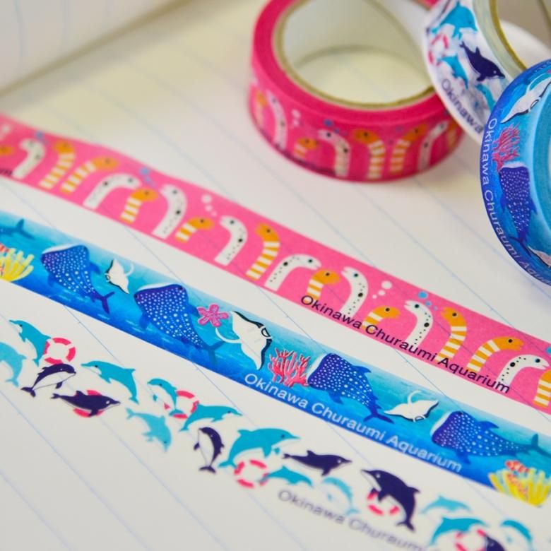 MIYUU様×七色の海様コラボ　PETマスキングテープ MIYUU様×七色の海様コラボ PETマスキングテープ 海の生き物