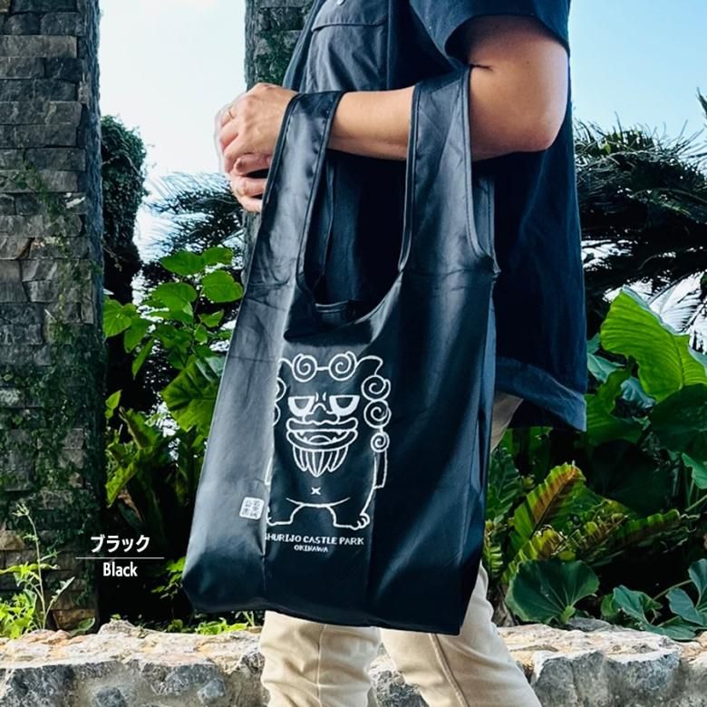 エコバッグ お買い物 コンビニ ぽっちゃり シーサー 日用雑貨 4カラー