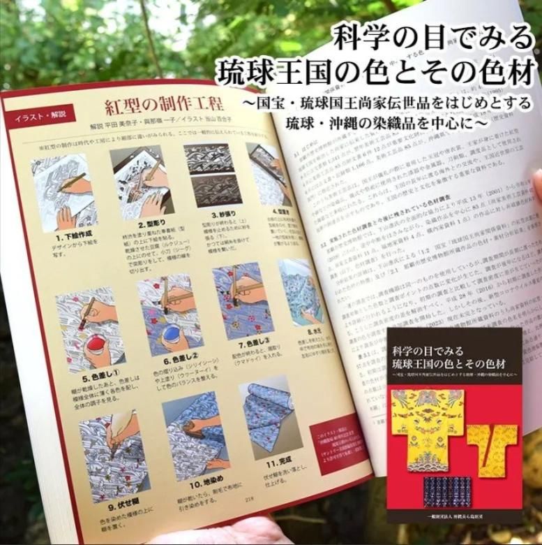 琉球王国 色と色材 国宝 琉球王朝 国王 尚家 伝世品 染織品 科学の目