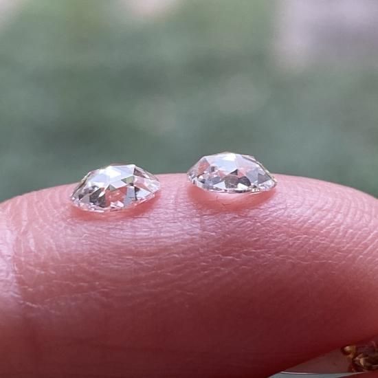 天然ローズカットダイヤ グレーカラー ローズカット1.943ct