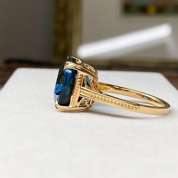 【極美品】YGS ART EA3 メタリックパープル絞り柄×TGレザーパープル 粒販売】ブラジル産 ミスティックトパーズ ペアシェイプカット