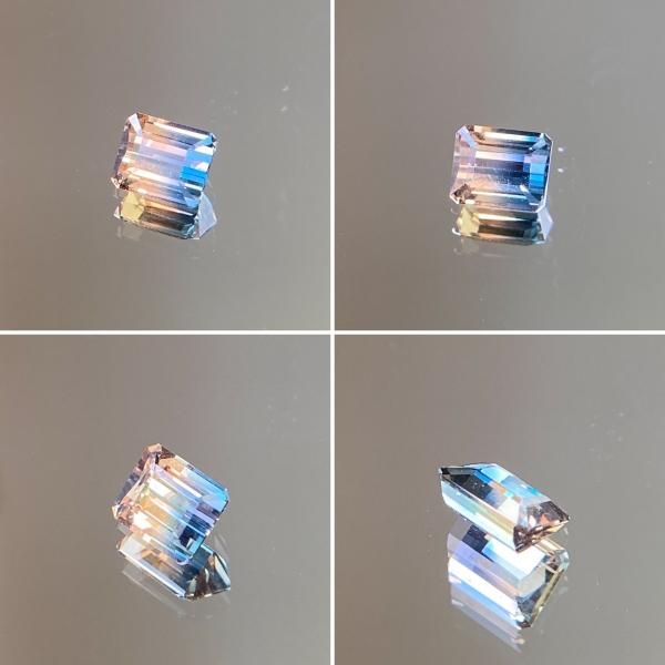 極美☆非加熱 バイカラーサファイア ルース 0.75ct （タンザニア