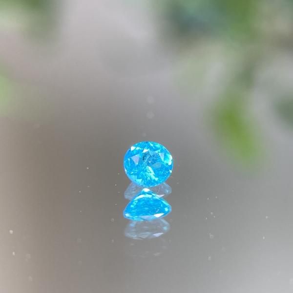 極美☆パライバトルマリン ルース 0.125ct 中央宝石研究所鑑別書 極美☆パライバトルマリン ルース 0.125ct 中央宝石研究所鑑別書